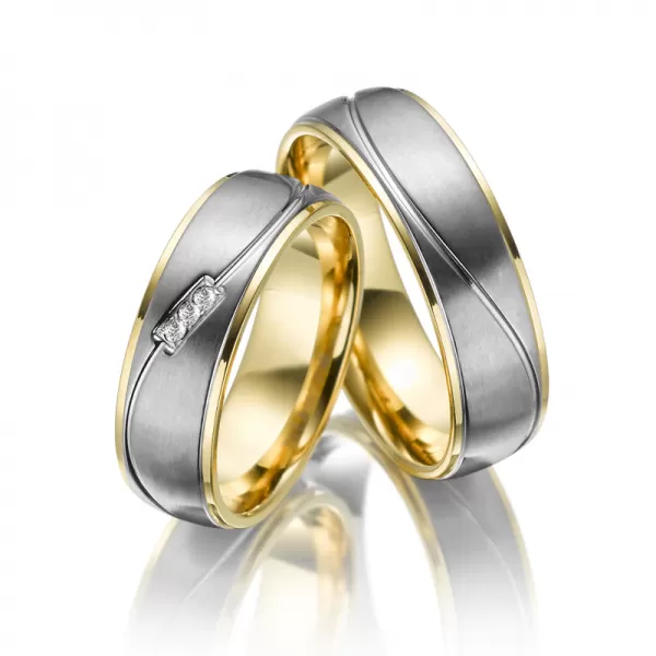 Titánové snubné prstene SP-TI-005