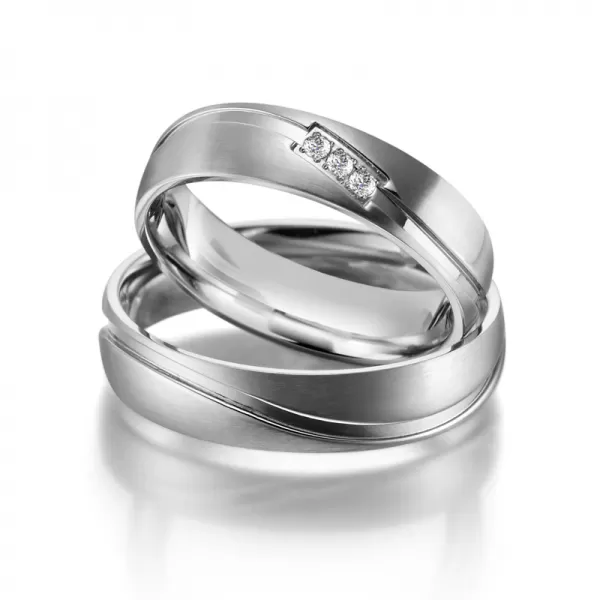 Oceľové snubné prstene SP-ES-001