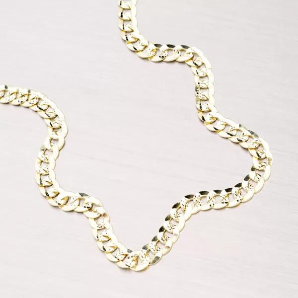 Zlatý náramok Pancer s gravírovaním 44-1178