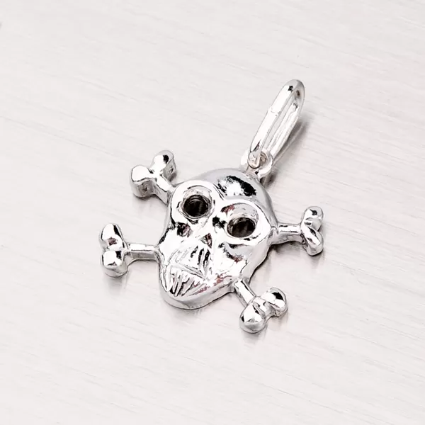 Strieborný prívesok lebka MPN6089T2