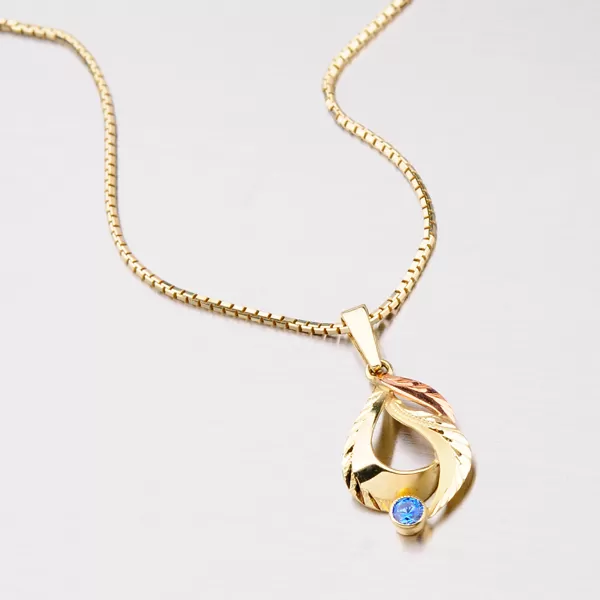 Zlatý prívesok so zirkónom 53p-081m