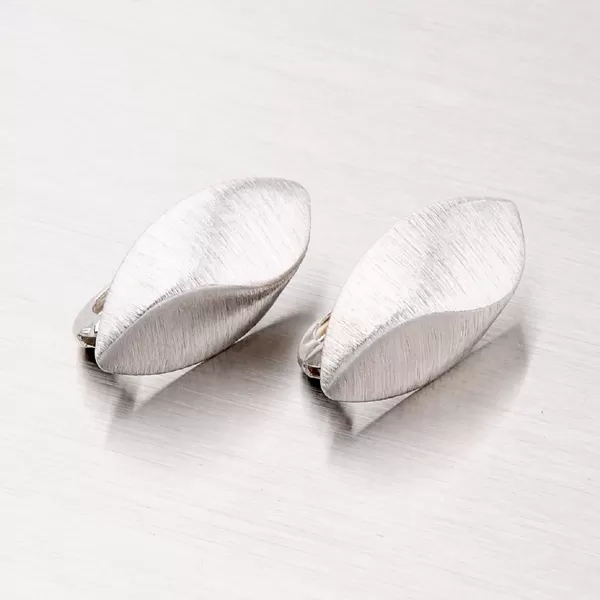 Strieborné náušnice matné CSK-283-OKS