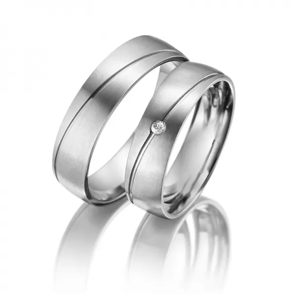 Titánové snubné prstene SP-TI-009