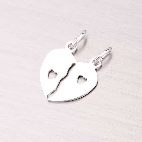 Strieborný prívesok pre pár M5503B