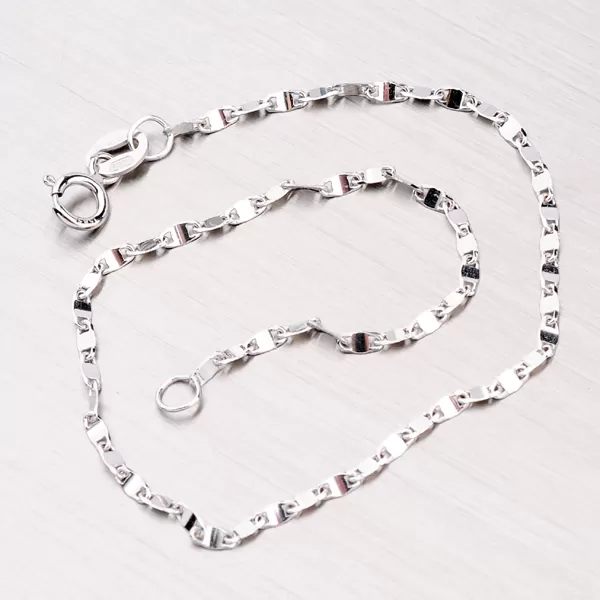 Náramok z bieleho zlata 44-1090