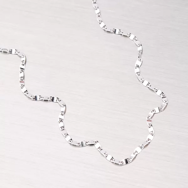 Náramok z bieleho zlata 44-1090