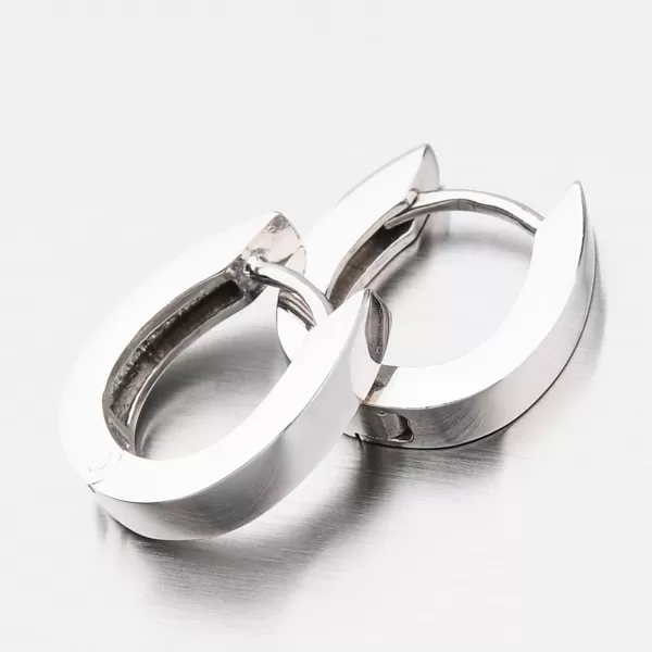 Masívne kruhy zo striebra OKP-065P-OKS