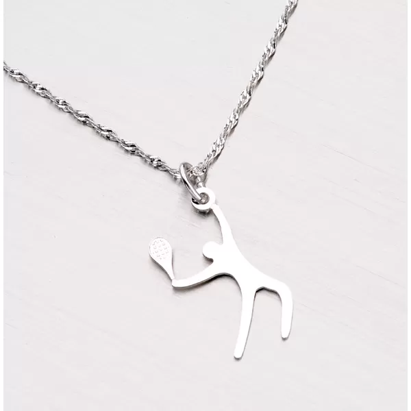 Prívesok zo striebra - tenista NNA-004-TPZG