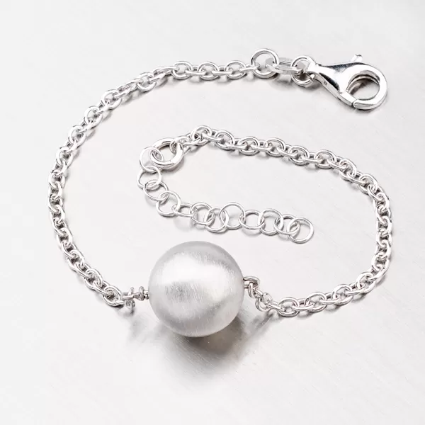 Náramok zo striebra s guličkou MBR1736BD12