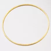 Pozlátený pevný strieborný náramok MBR2003DO