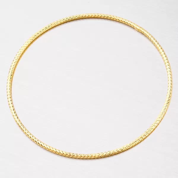 Pozlátený pevný strieborný náramok MBR2003DO