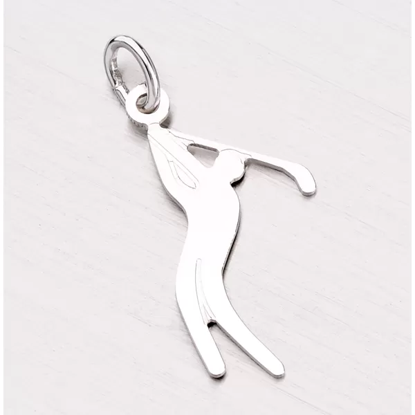 Prívesok zo striebra - golfista NNA-003-TPZG