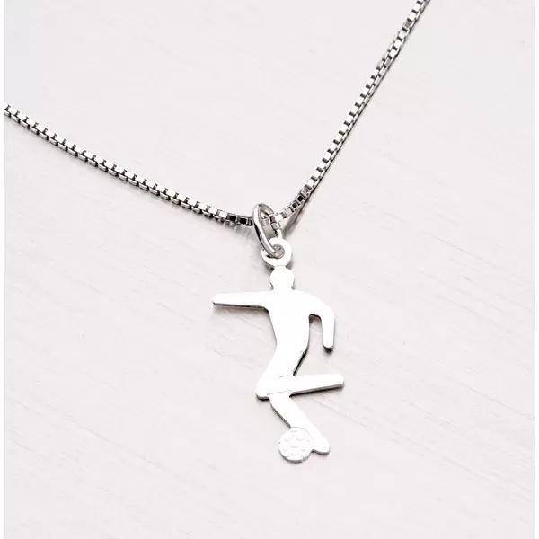 Strieborný prívesok - futbalista NNA-002-TPZG