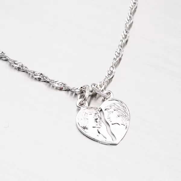 Strieborný prívesok pre pár M5521B