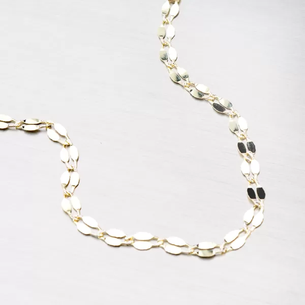 Zlatý náramok s gravírovaním 44-1365