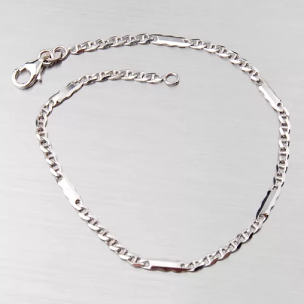 Náramok z bieleho zlata N289-0190