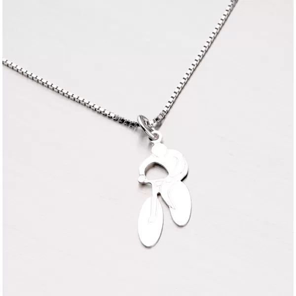 Prívesok zo striebra - cyklista NNA-007-TPZG