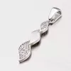 Strieborný prívesok so zirkónmi ZS-086P-OKS