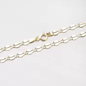 Zlatá retiazka s gravírovaním 45-1365