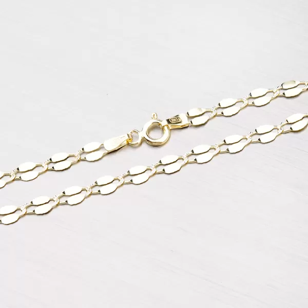 Zlatá retiazka s gravírovaním 45-1365