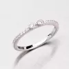 Prsteň so zirkónmi zo striebra RXC04140181