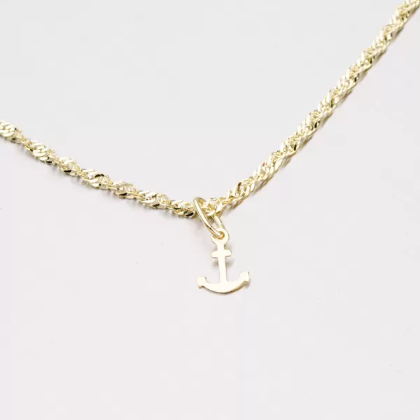 Zlatý prívesok - kotva 322P-130073