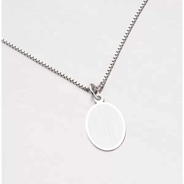 Strieborný oválny prívesok CZA-005-TPZG