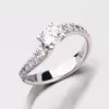 Prsteň so zirkónmi GZ2102B