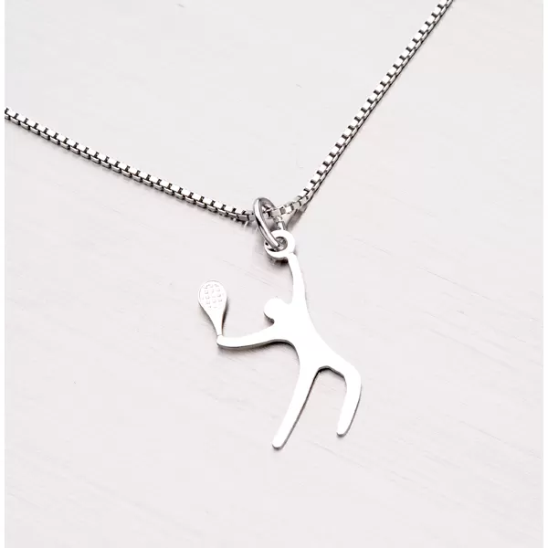 Prívesok zo striebra - tenista NNA-004-TPZG