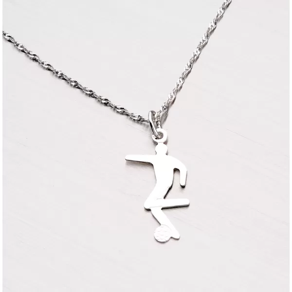 Strieborný prívesok - futbalista NNA-002-TPZG