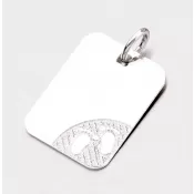 Strieborný prívesok doštička CGIO-10608-TPZG