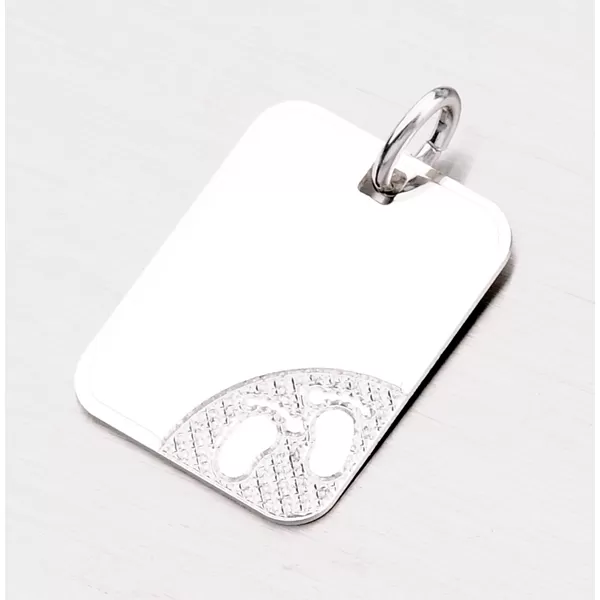 Strieborný prívesok doštička CGIO-10608-TPZG