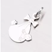 Prívesok zo striebra - dieťa v šatke NE-008-TPZG