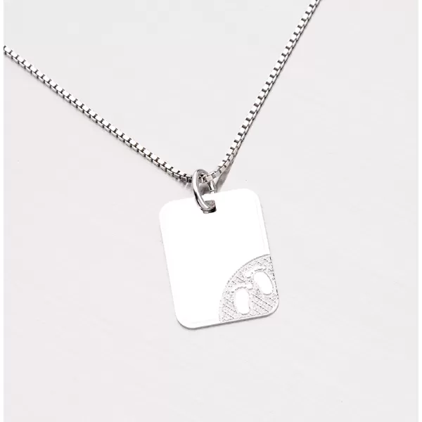 Strieborný prívesok doštička CGIO-10608-TPZG