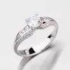 Dámsky prsteň z bieleho zlata so zirkónmi GZ2103B