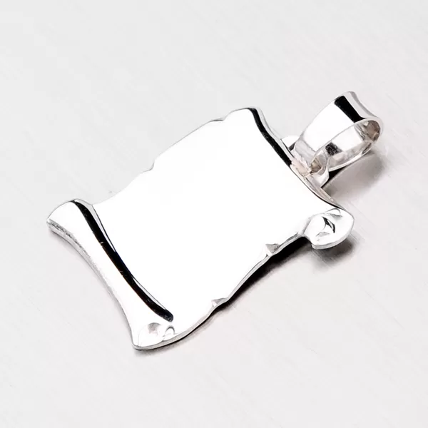 Strieborný prívesok - pergamen YNG3039