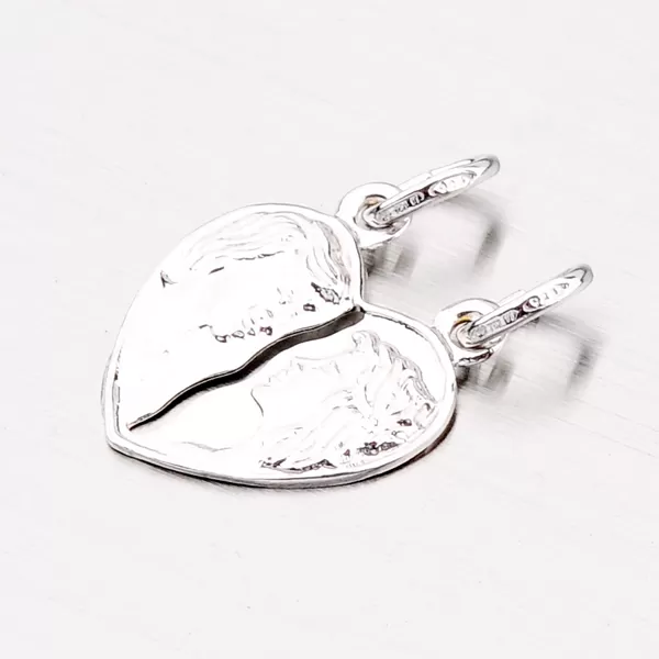 Strieborný prívesok pre pár M5521B