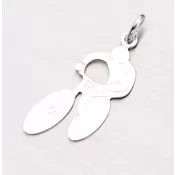 Prívesok zo striebra - cyklista NNA-007-TPZG