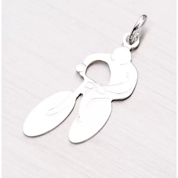 Prívesok zo striebra - cyklista NNA-007-TPZG