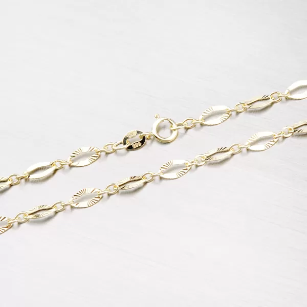 Zlatý náramok s gravírovaním 44-1698