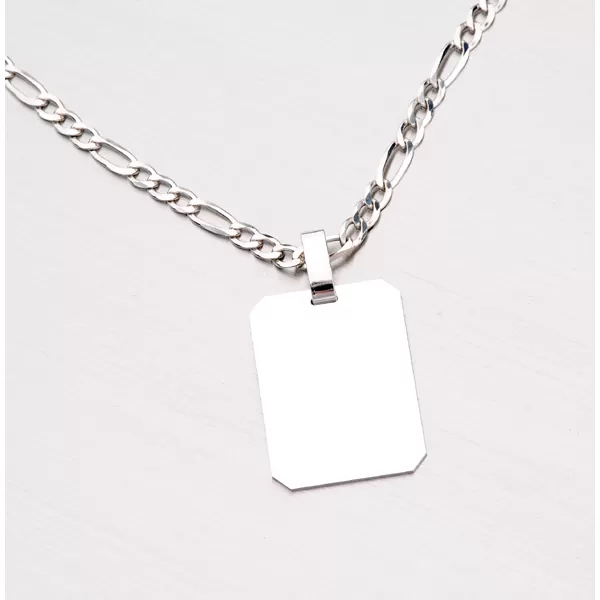 Strieborný prívesok doštička AAA-008-TPZG