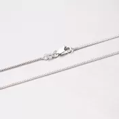 Retiazka Fox - lisčí chvost z bieleho zlata 369-0093