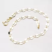 Zlatý náramok s gravírovaním 44-1365