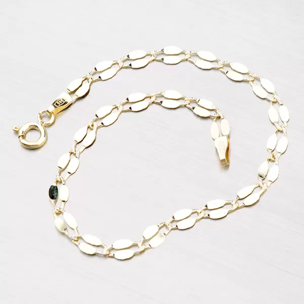 Zlatý náramok s gravírovaním 44-1365