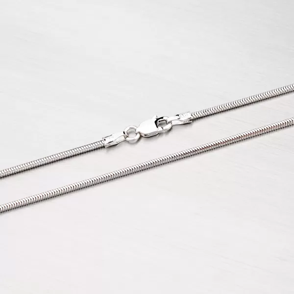 Retiazka Snake z bieleho zlata 369-0101