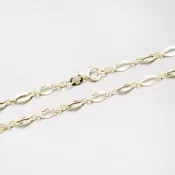 Zlatá retiazka s gravírovaním 45-1698