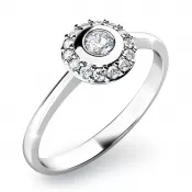 Zásnubný prsteň s diamantmi ZP-10799D