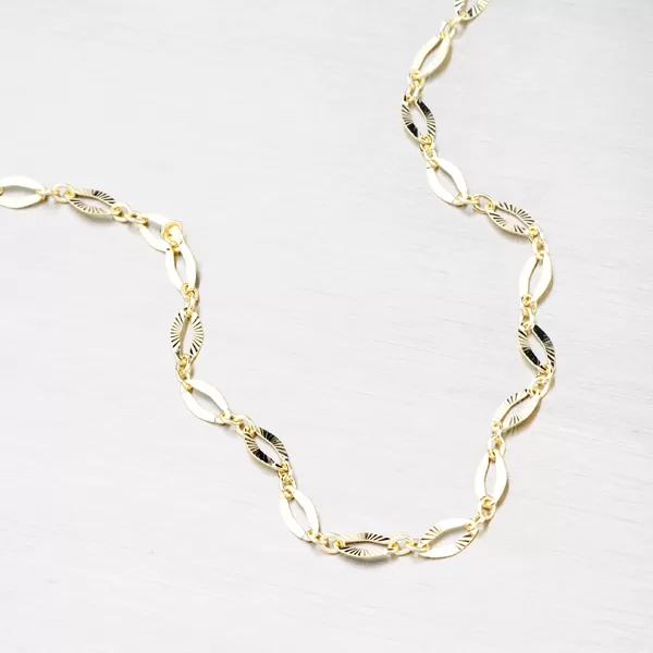 Zlatý náramok s gravírovaním 44-1698