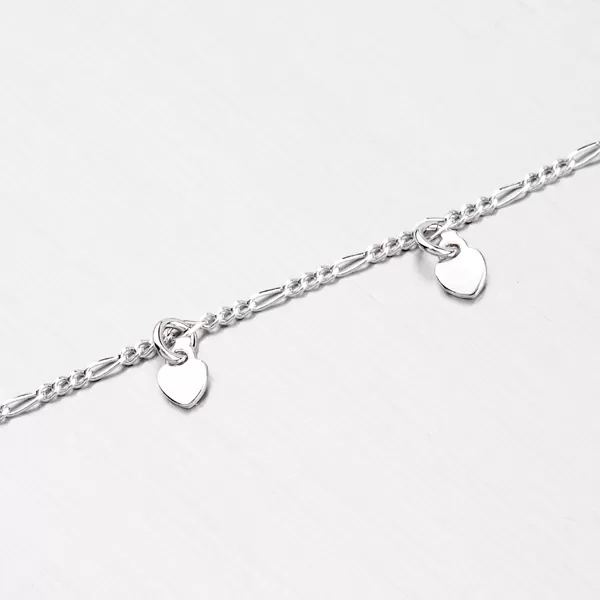 Dámsky náramok striebro 925 srdiečka B1603009-0331-SLX