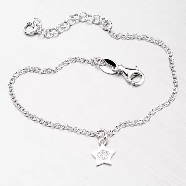 Strieborný náramok s príveskom B1600149-0331-slx